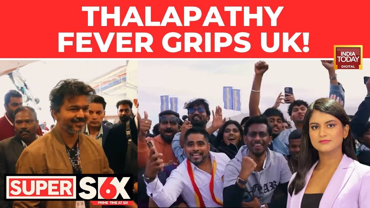 Thalapathy Craze: Massive Crowds In London Disrupt Fan Meet As Vijay Wraps Up UK Tour | India Today