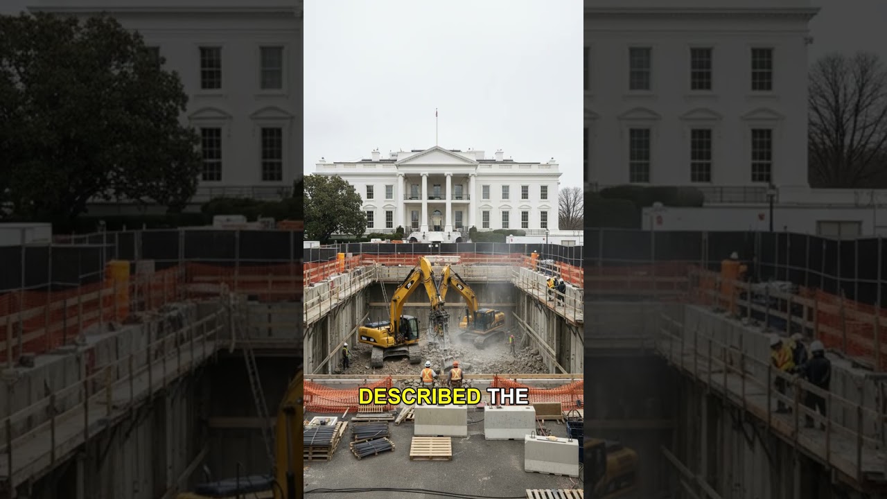 Secret White House Bunker Being Rebuilt for Trump's East Wing Project