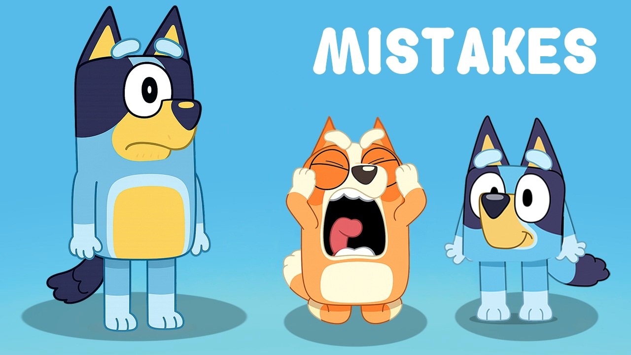 FUNNIEST MISTAKES IN BLUEY