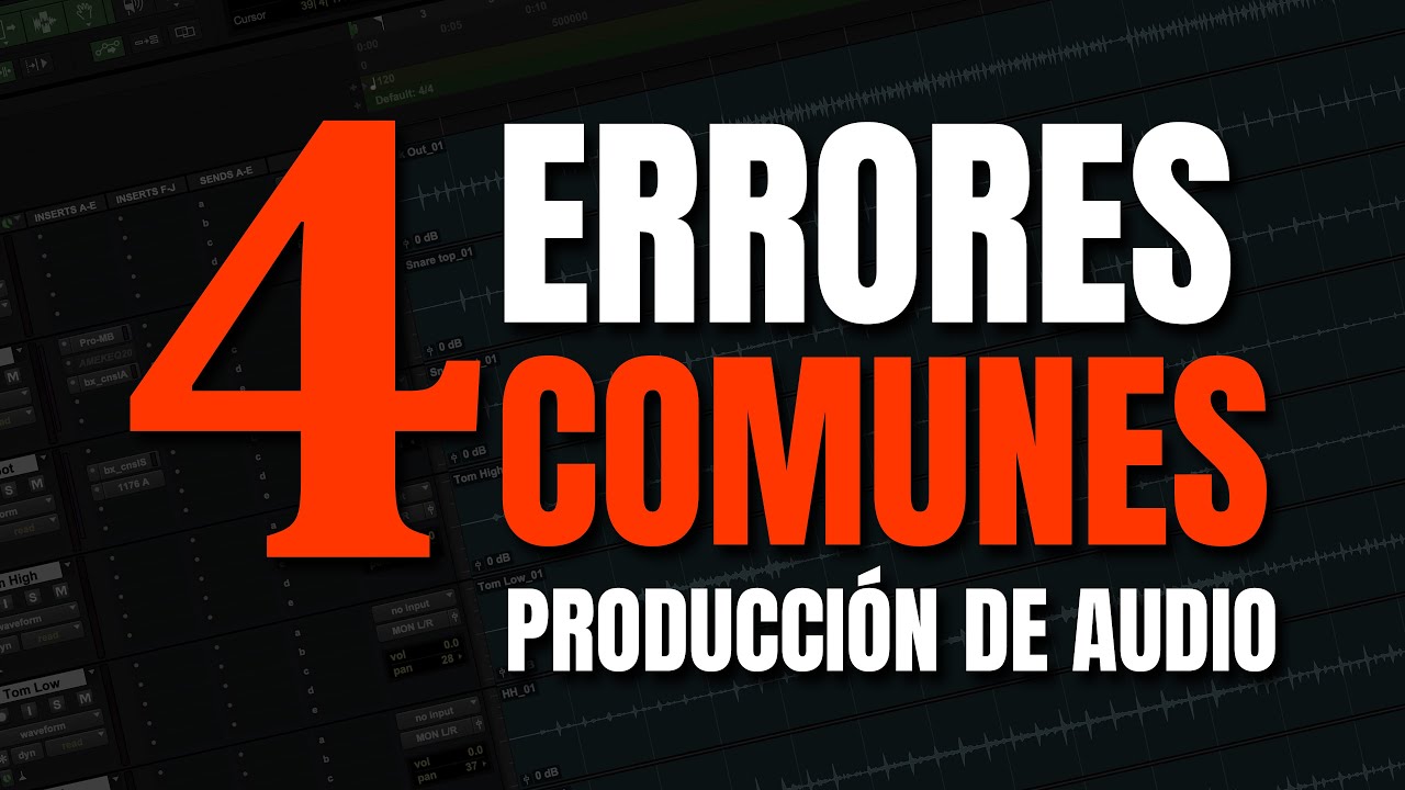 4 ERRORES comunes que cometemos en una Mezcla o Producción Musical 🚫🎛
