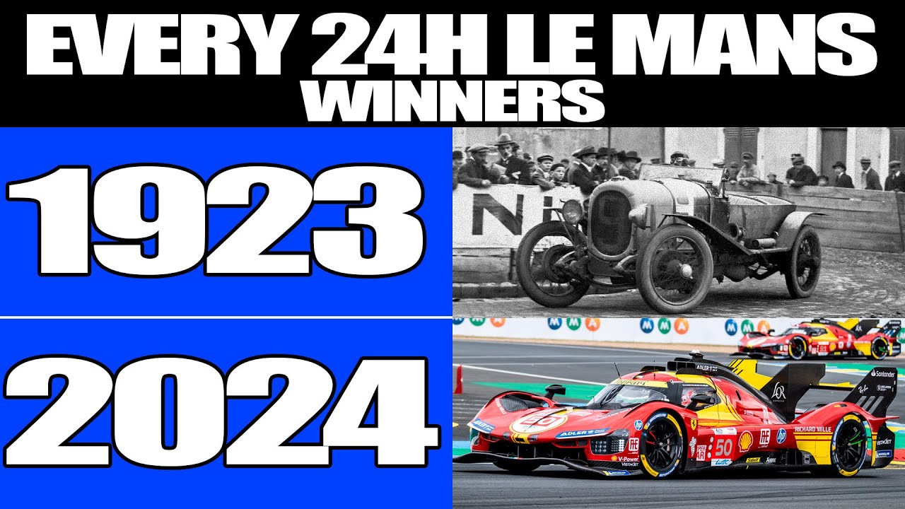 EVERY 24H LE MANS WINNING CARS, TEAMS AND DRIVERS [1923 - 2024]