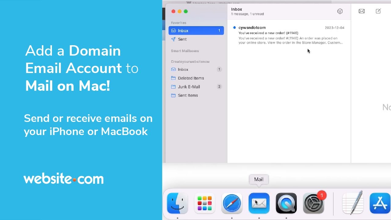 How To Add A Domain Email Account to Mail on Mac