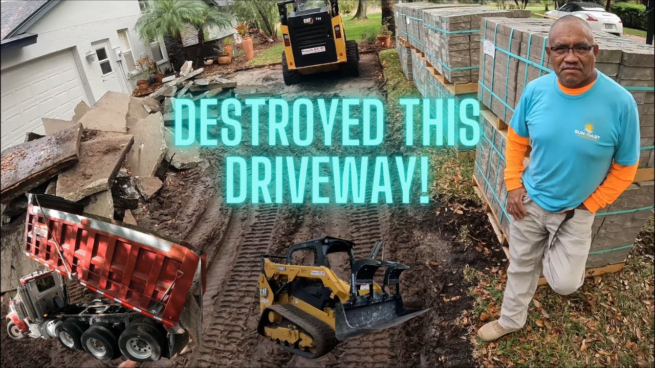 CONCRETE DRIVEWAY & WALKWAY DEMOLITION!!!