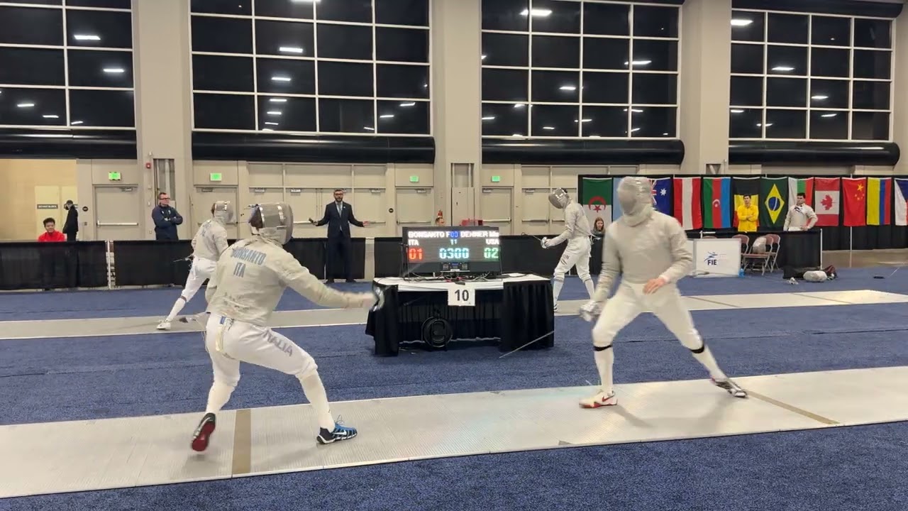 Pool 10 SMS - BONSANTO Francesco 🇮🇹 vs DENNER Maximilian🇺🇸 - Absolute Fencing Sabre World Cup 2026
