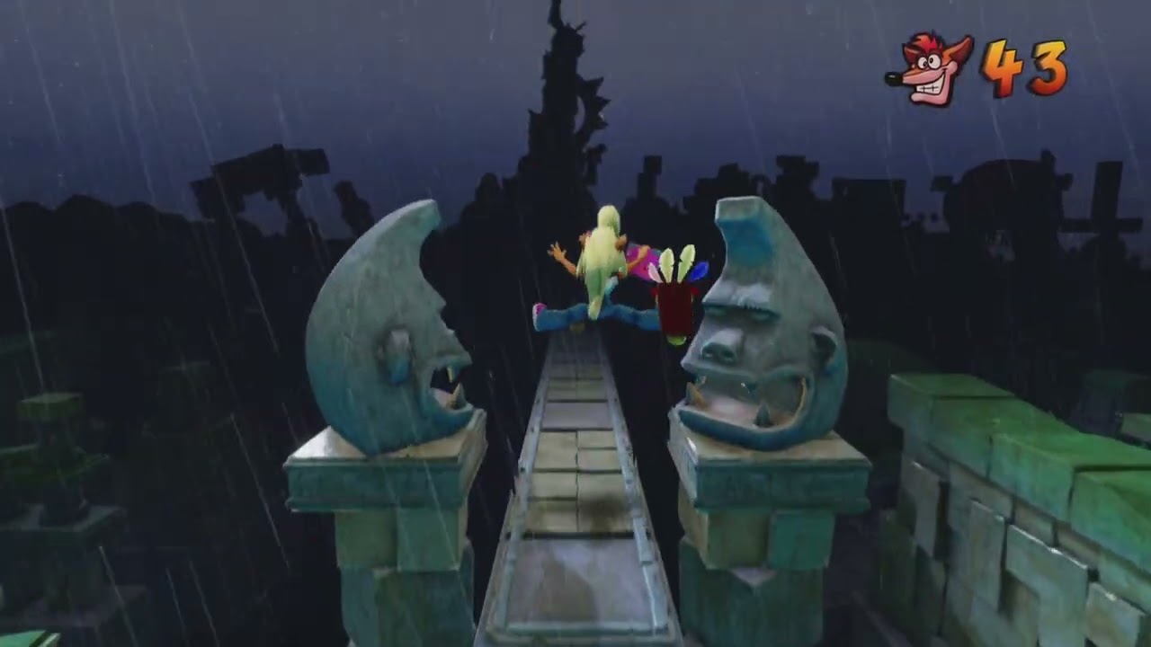Coco Bandicoot clears out Ruination