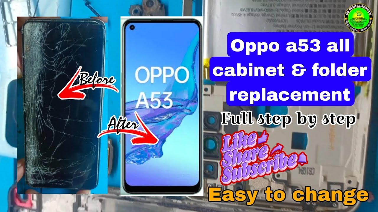 Oppo A53 All Body Change with Display 🔄 Full Phone Look New! #urbisikesan #mobiletec