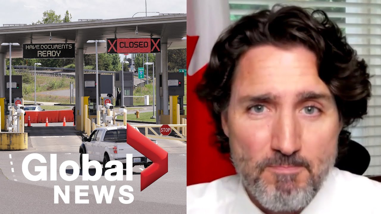 Trudeau says Canada looking at phased approach to easing US border restrictions | FULL