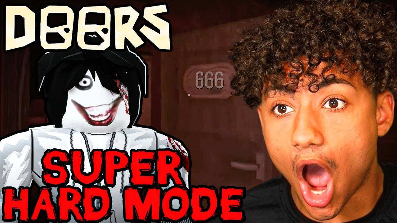 I BEAT ROBLOX DOORS SUPER HARD MODE!!