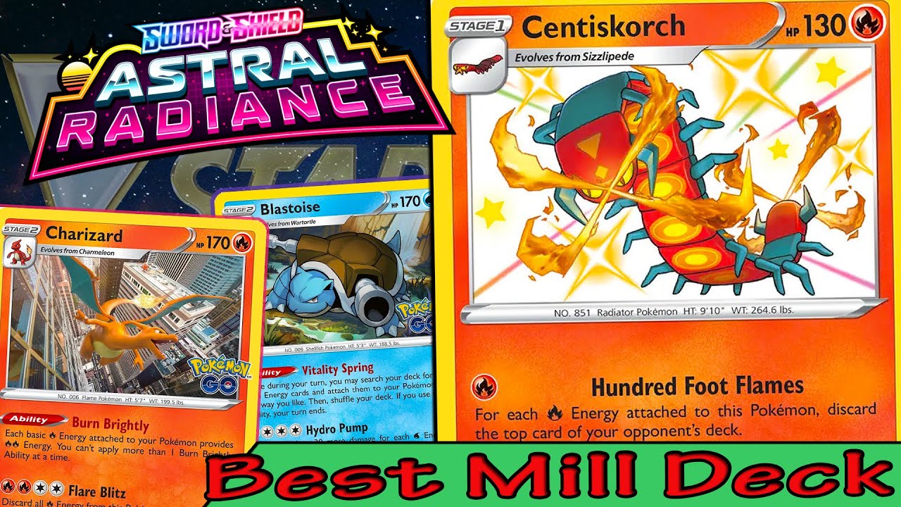 ONE Attack Discards Your Opponent's ENTIRE Deck! Centiskorch Mill is BUSTED!! (PTCGO)