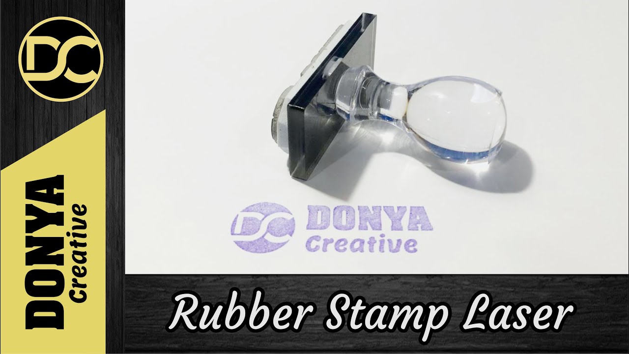 CARA MEMBUAT STEMPEL KARET DENGAN MESIN LASER CO2 MUDAH CEPAT DAN PRAKTIS