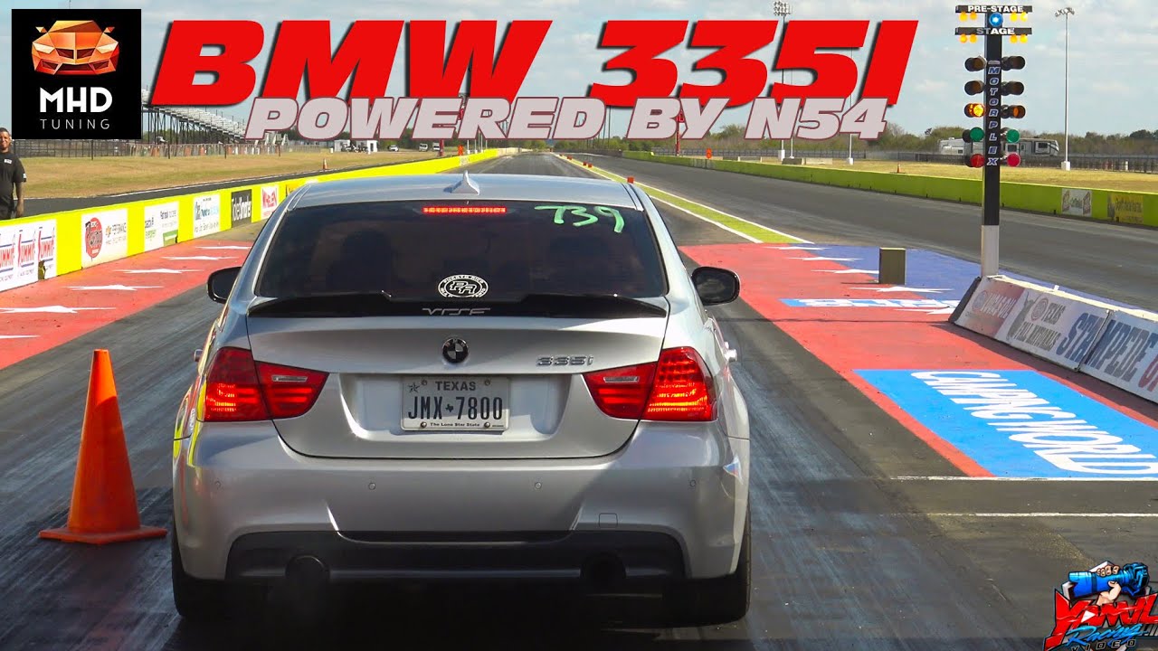 BMW 335I N54 MHD TUNING STAGE 2+ 1/4 MILE TEST
