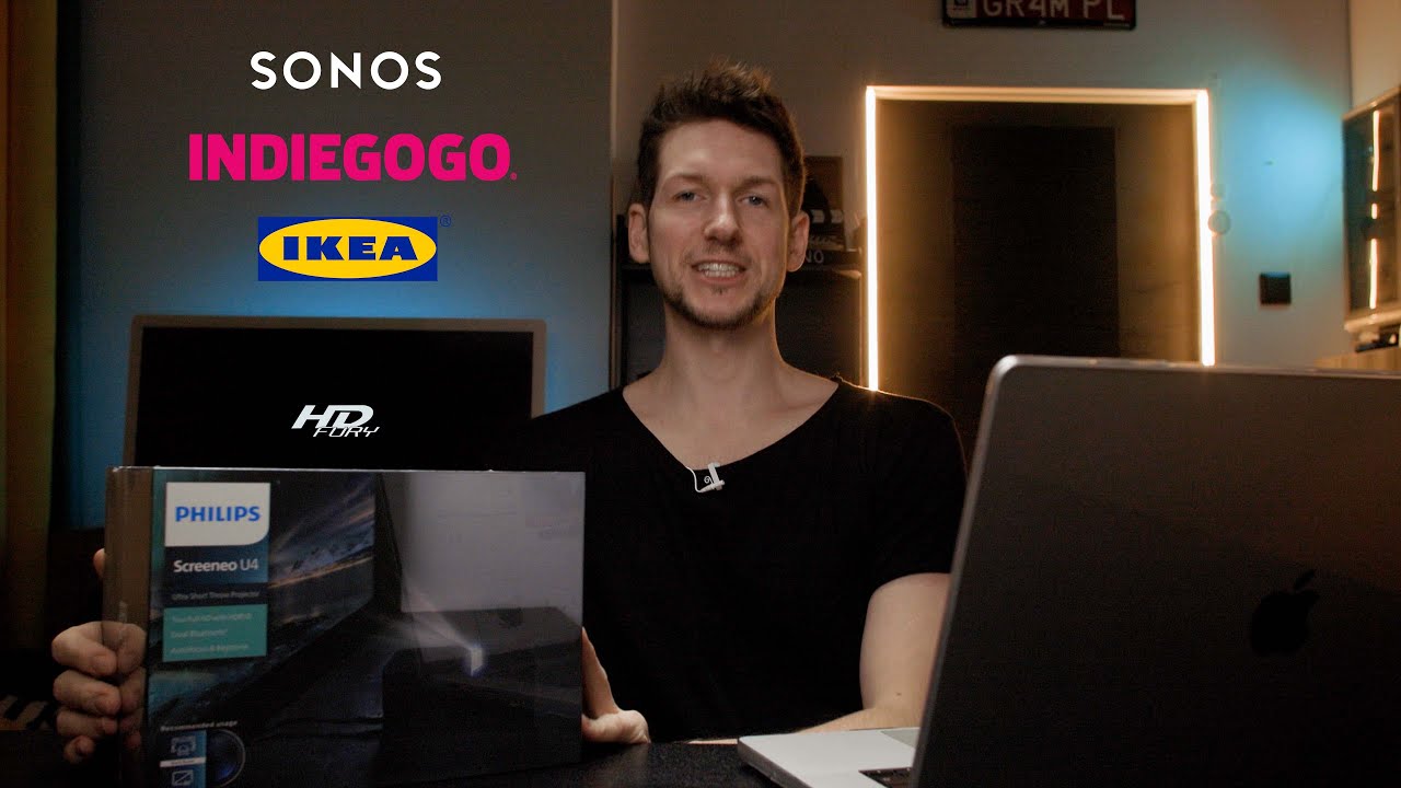 Kino domowe - rzutnik Philips U4 z ultra krótkim rzutem z Indiegogo + Sonos + Arcana + Chromecast