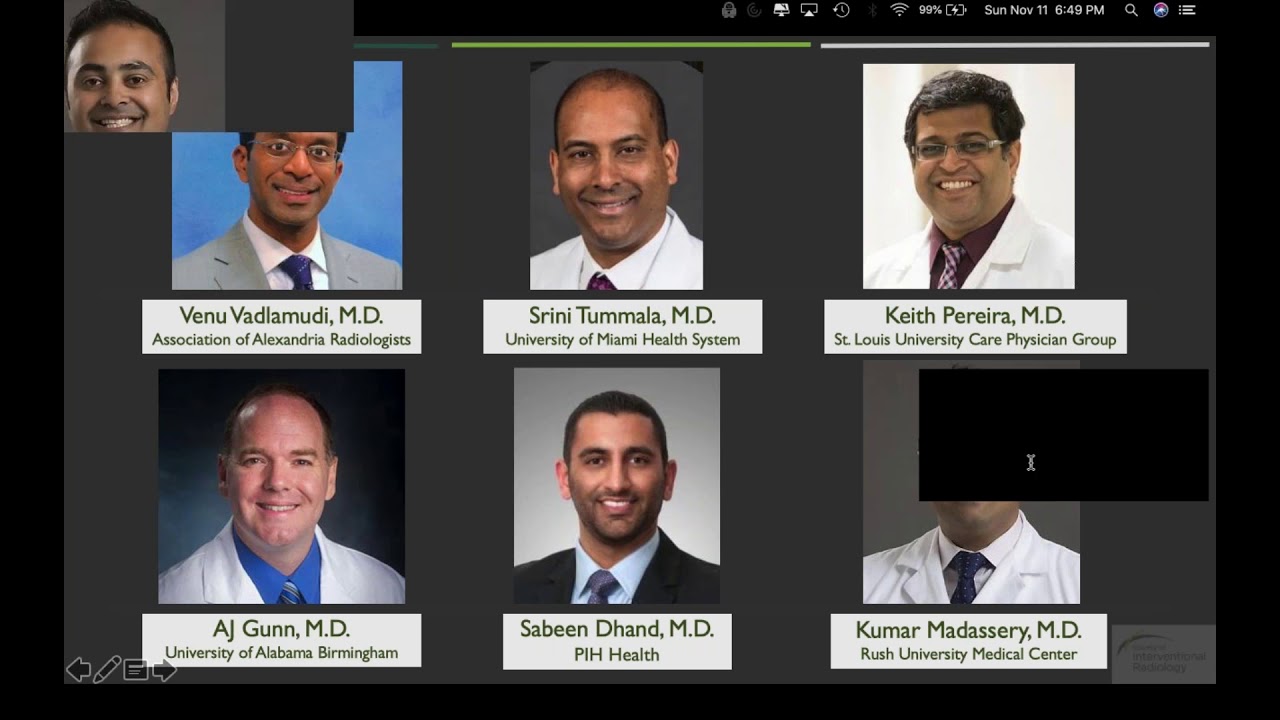 SIR-RFS Webinar (11/11/2018): Practice Building in IR: Part 1, Introduction to IR Clinic