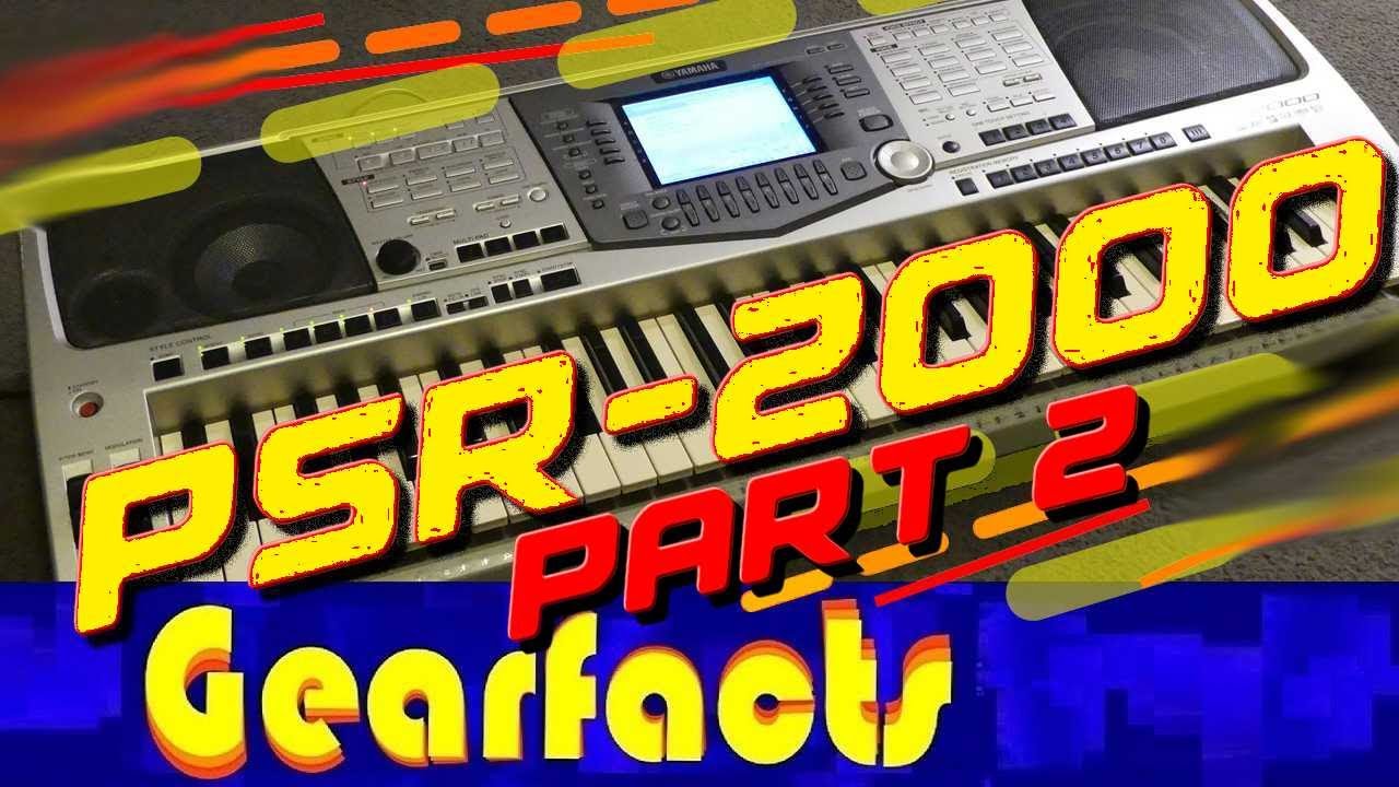 Yamaha PSR-2000 Demo PART 2: Multi Pads, beats, voice effects, MORE
