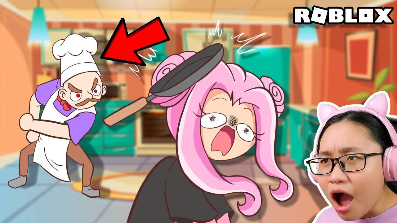 This Chef Won't Let Me LEAVE His Restaurant! | Roblox | Escape Chef Kitchen Obby