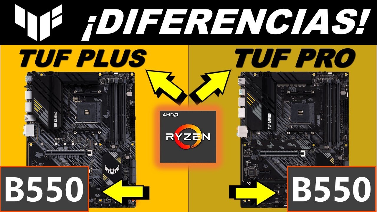 ASUS TUF GAMING B550 PLUS vs TUF GAMING B550 PRO 💛⭐️💛⭐️