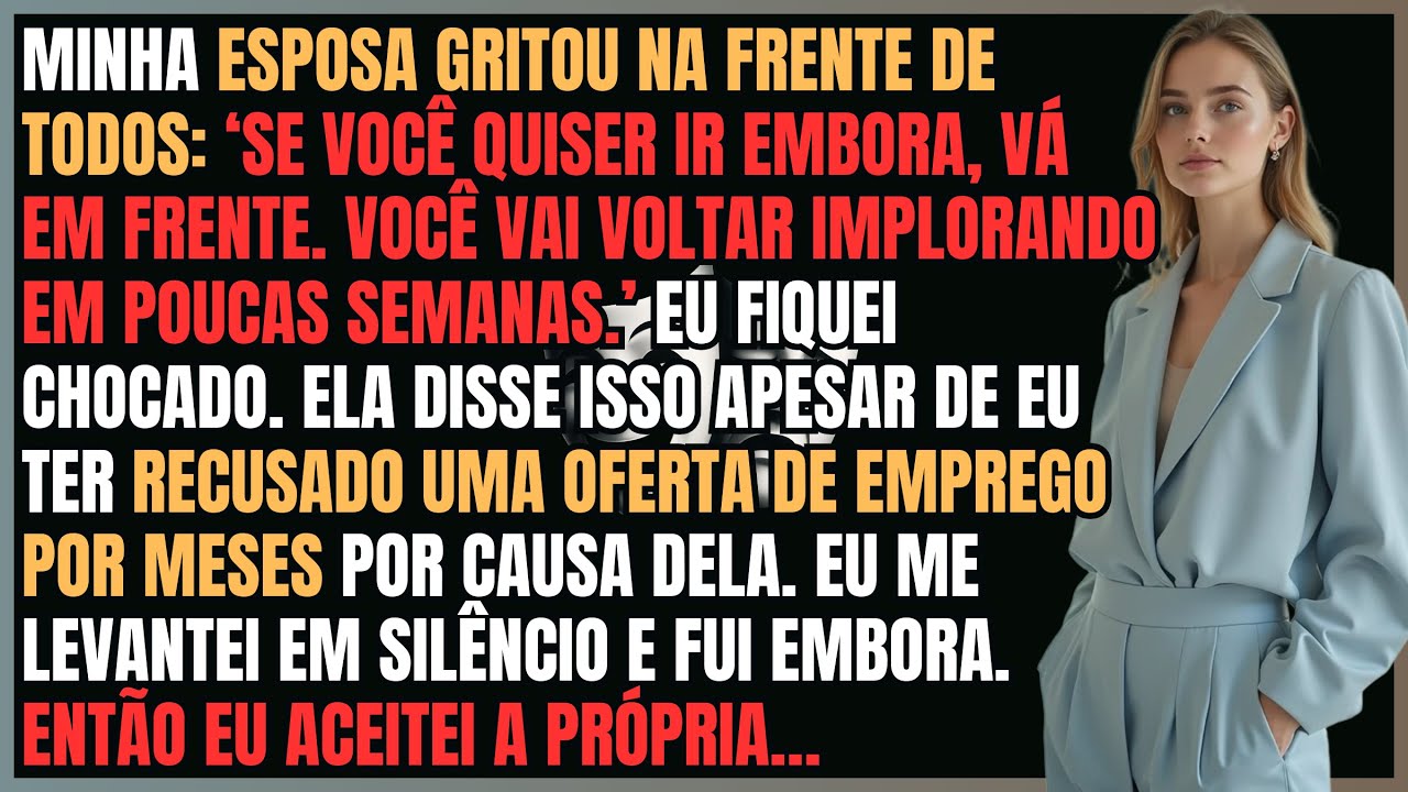 Ela Disse Que Eu Voltaria Rastejando em Semanas — Minha Saída Silenciosa Provou o Contrário