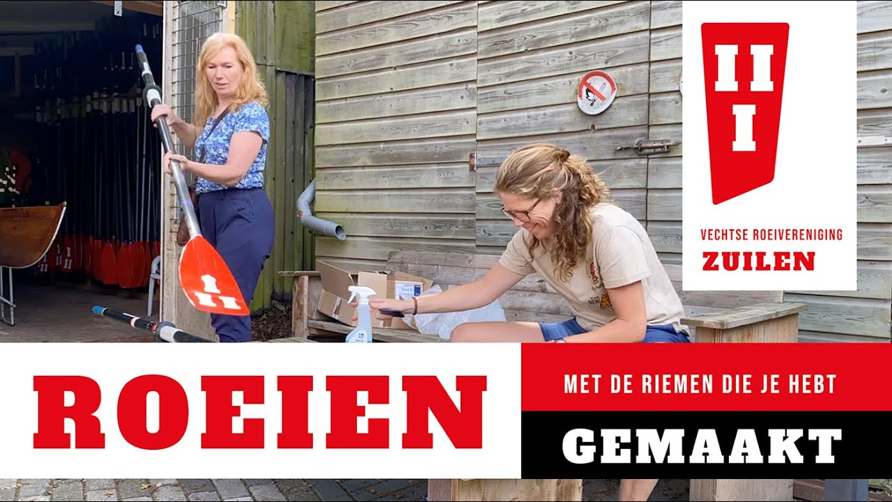 Roeien met de riemen die je hebt gemaakt