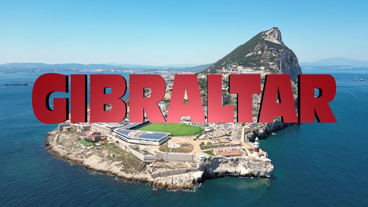 Gibraltar - Aerial cinematic travel video in 4K