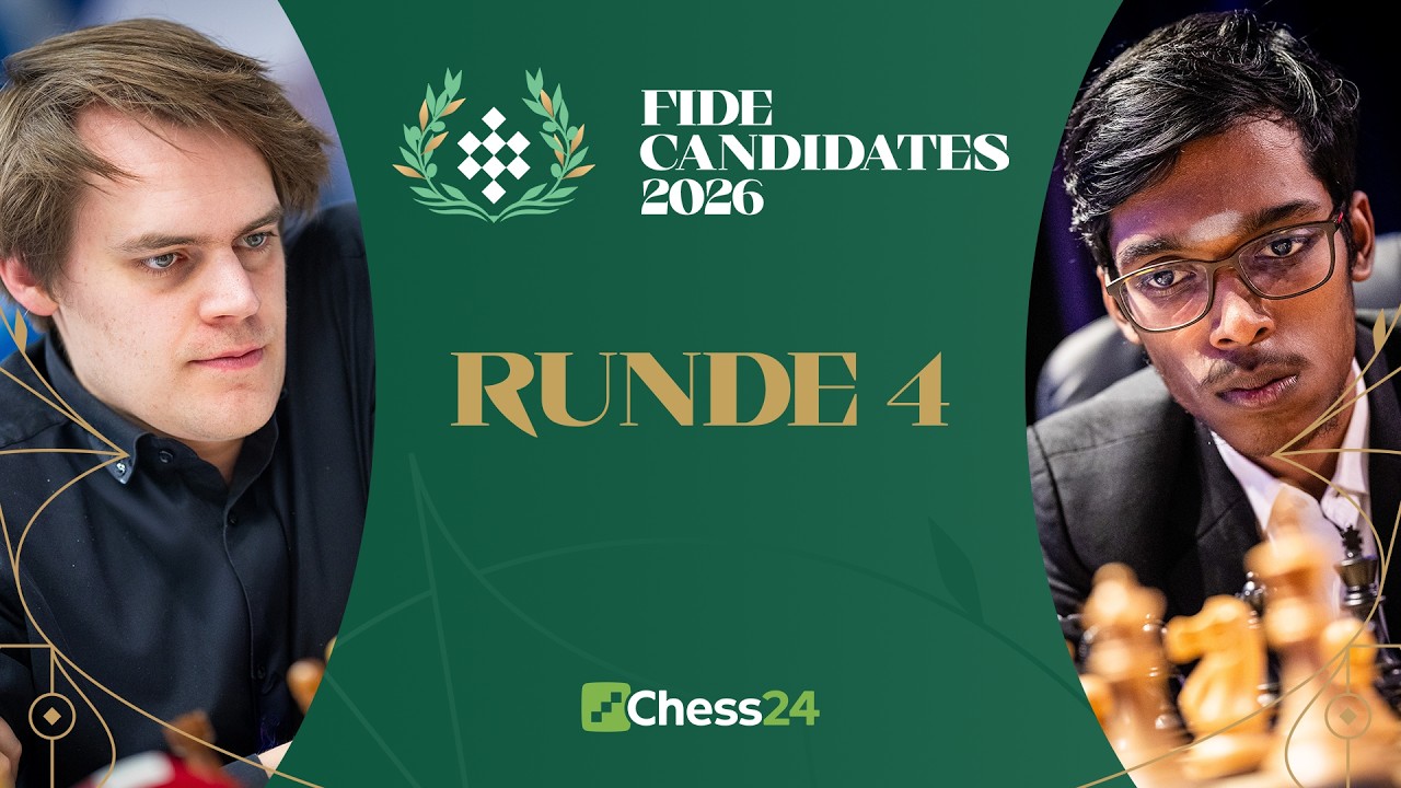Gibt es heute den ersten vollen Punkt? 🔥 Bl&uuml;baum  vs Pragg beim Kandidatenturnier 2026 🥳 | Runde 4