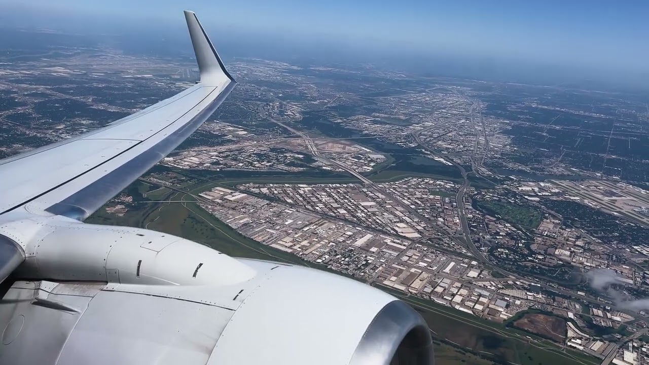 American Airlines 737-800 Takeoff from Dallas/Fort Worth DFW