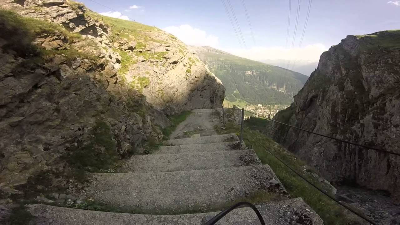 Gemmi-pass downhill MTB