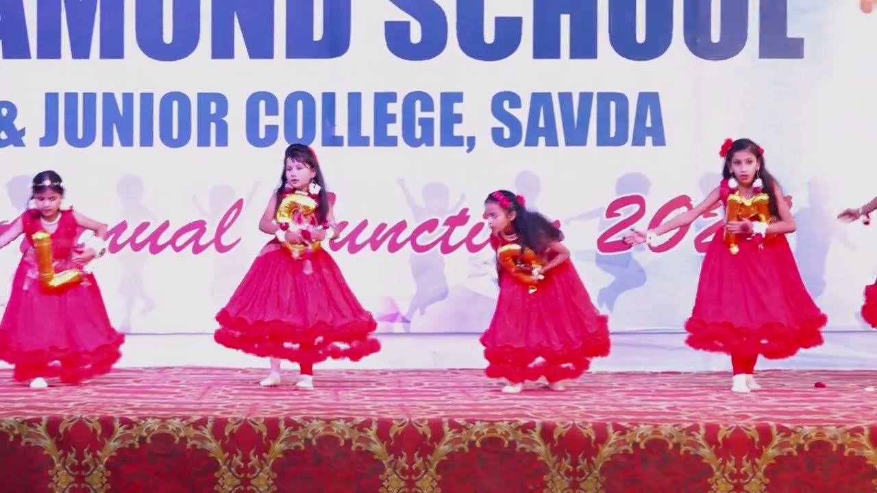 First day Welcome Song Performance | Diamond School Savda 2024