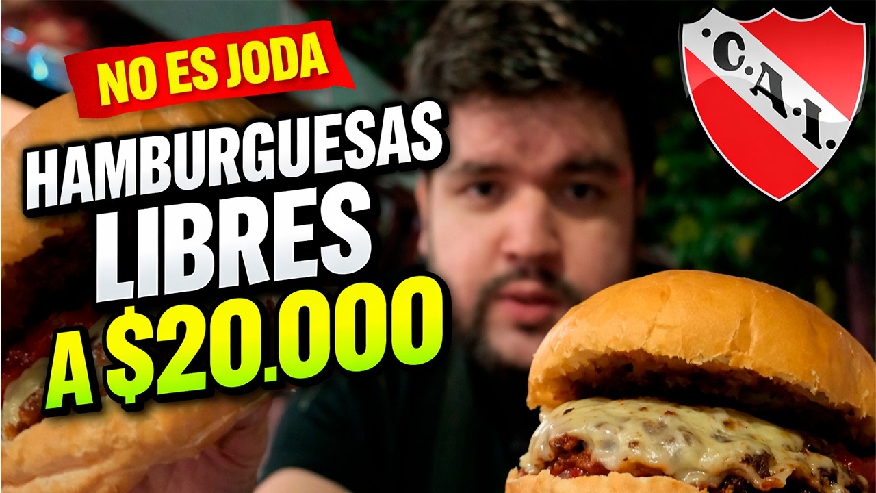 HAMBURGUESAS LIBRES A $20MIL EN EL BODEGÓN DE INDEPENDIENTE