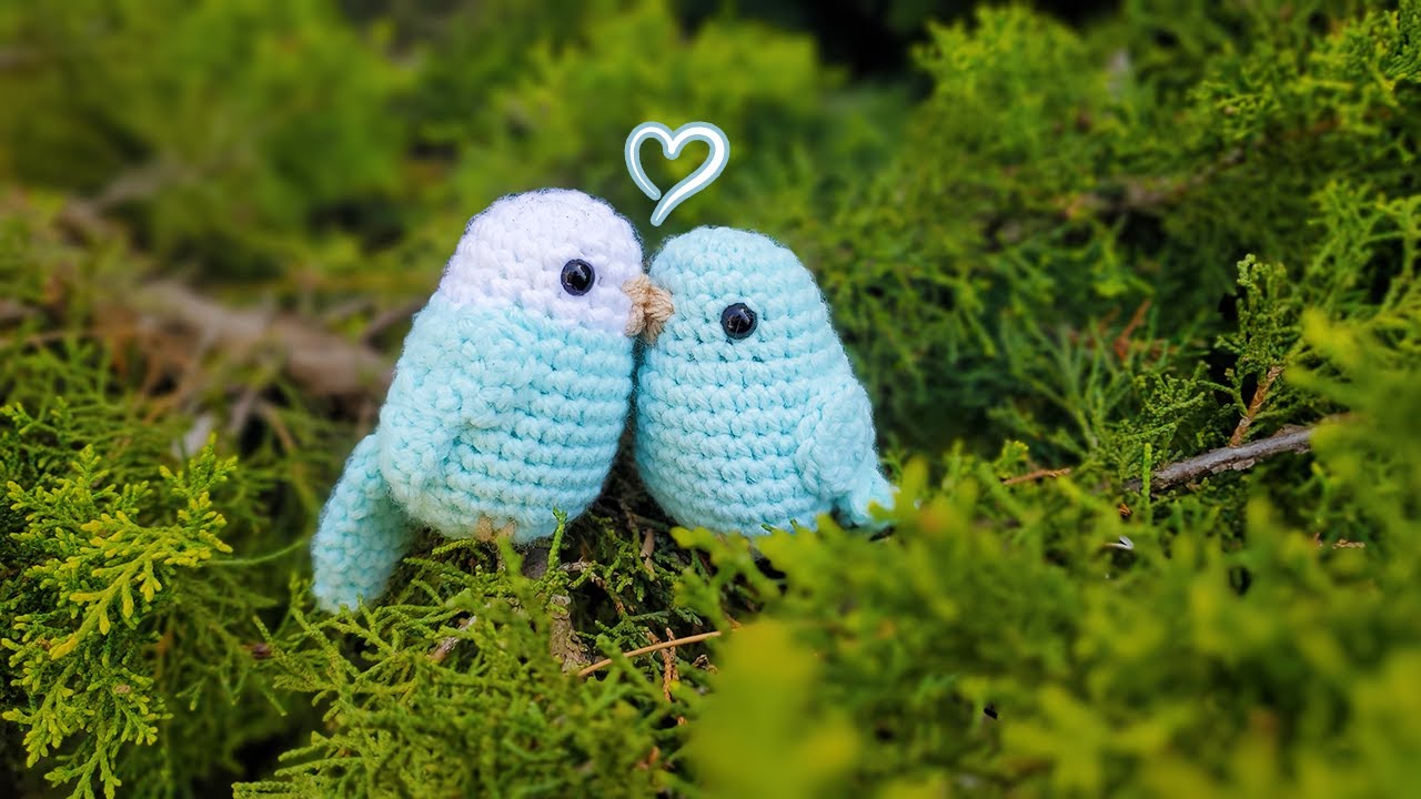 Lovebirds Crochet Pattern ❤️🕊️ Easy Step By Step Crochet Tutorial