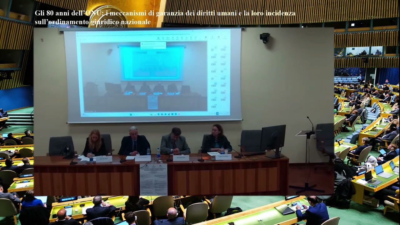Gli 80 anni dell’ONU - Convegno interinale della SIDI - Sessione III