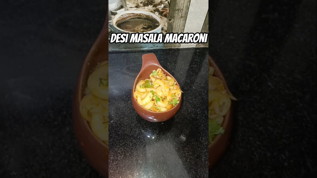 Quick Desi Masala Macaroni Recipe| Indian pasta macroni 