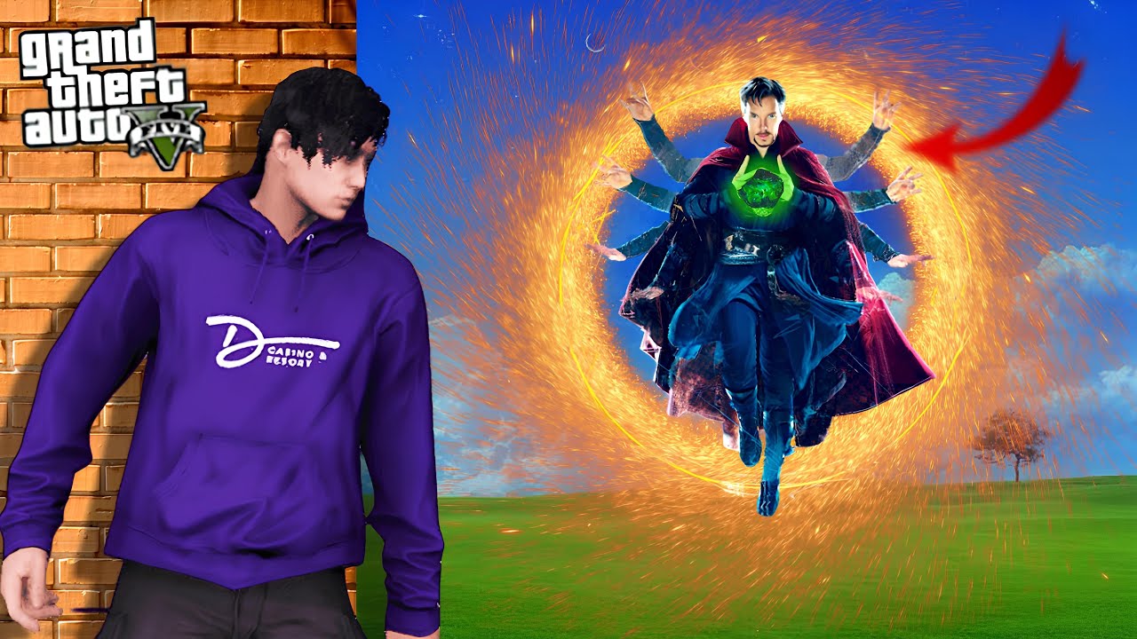 Doctor Strange ရဲ့ အချိန်ကျောက်တုံးကို ခိုးခဲ့တယ် | I stole Time Stone in GTA V | SMART On Live