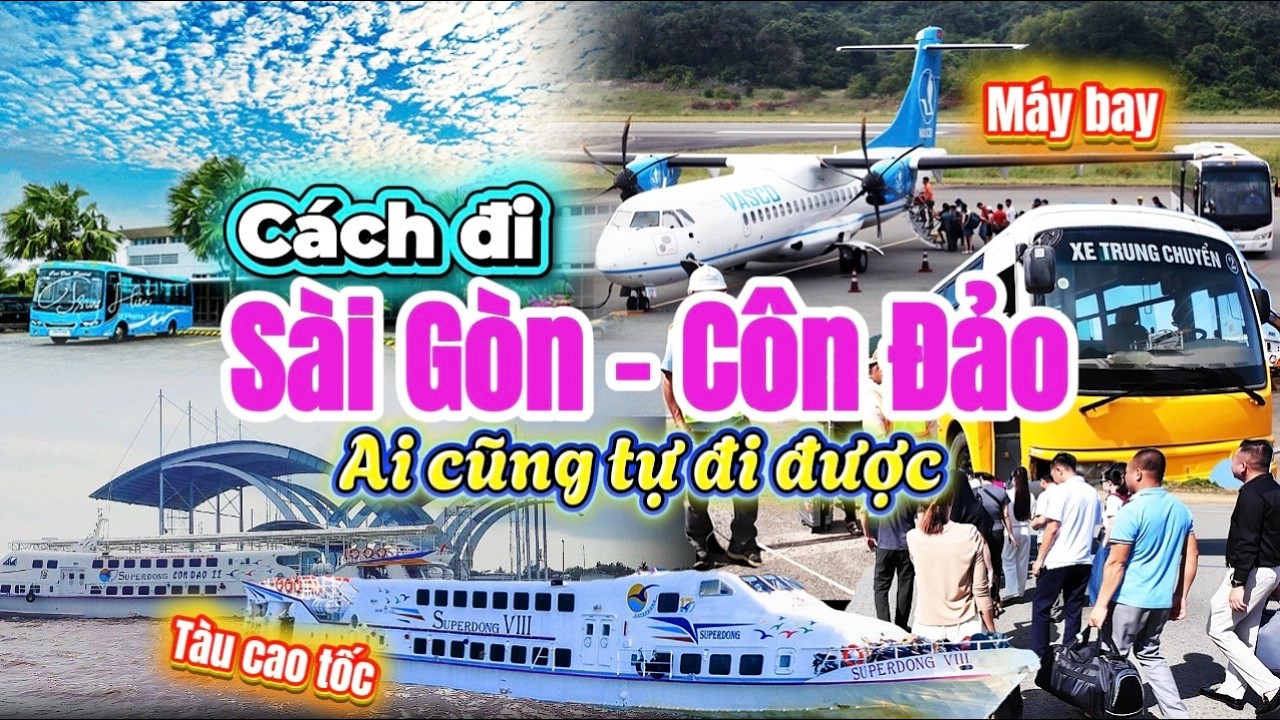 1180. Vũng Tàu - Cách đi Côn Đảo bằng tàu Cao Tốc, xe giường nằm, đi về bằng máy bay giá rẻ dễ nhất