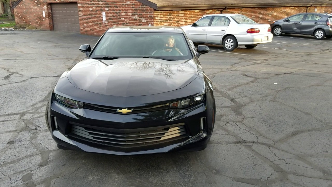 Vicente driving the Camaro