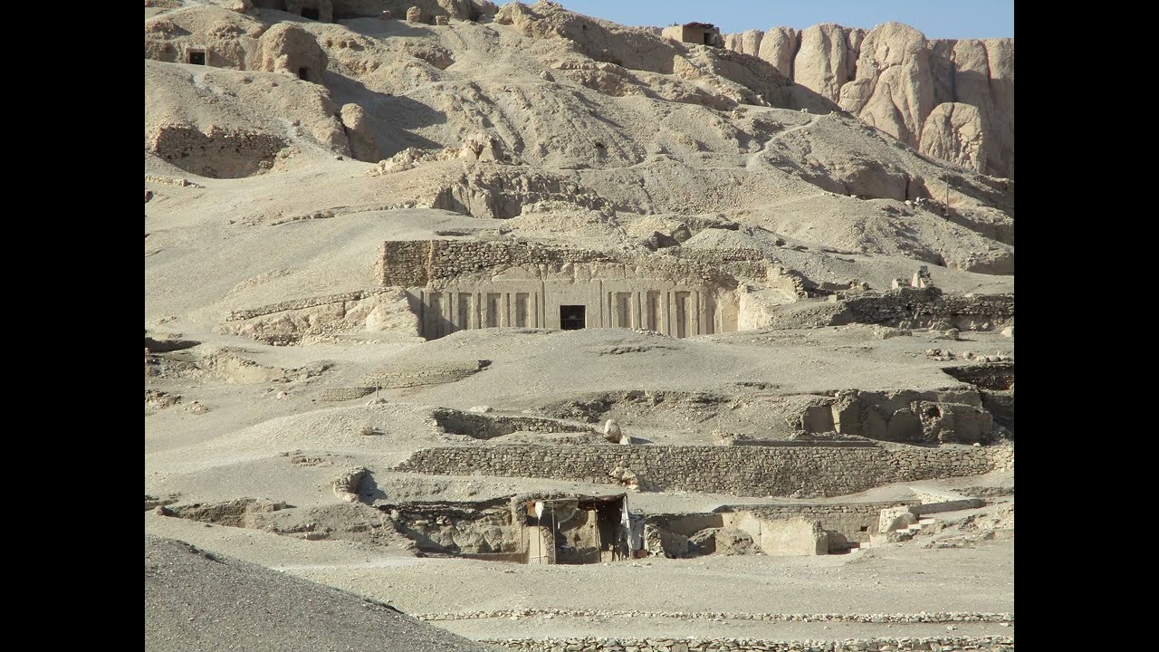Theban Necropolis. Sheikh Abd el-Qurna..ancient egypt history .Egyptian architecture.Egypt.Luxor