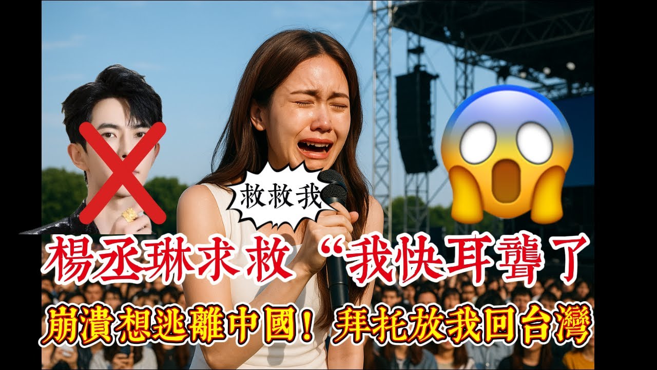 台灣楊丞琳謊稱快耳聾！瘋狂示警！於朦朧事件被嚇到，我必須離開中國