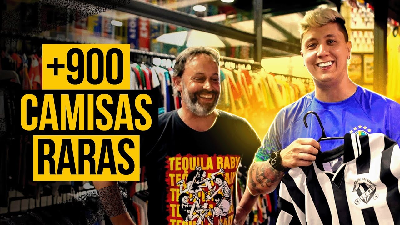 O CARA TEM QUASE 1000 CAMISAS!!! - Conhecendo coleções #01 - Quintino Futebol Clube