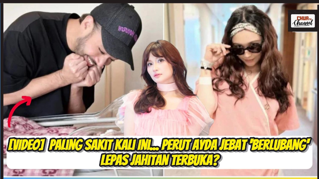 Paling Sakit Kali Ini... Perut Ayda Jebat 'Berlubang' Lepas Jahitan Terbuka?