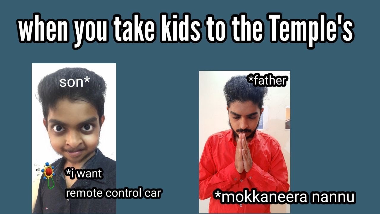 When You take kids to the temples ll saihemanthworld #vines