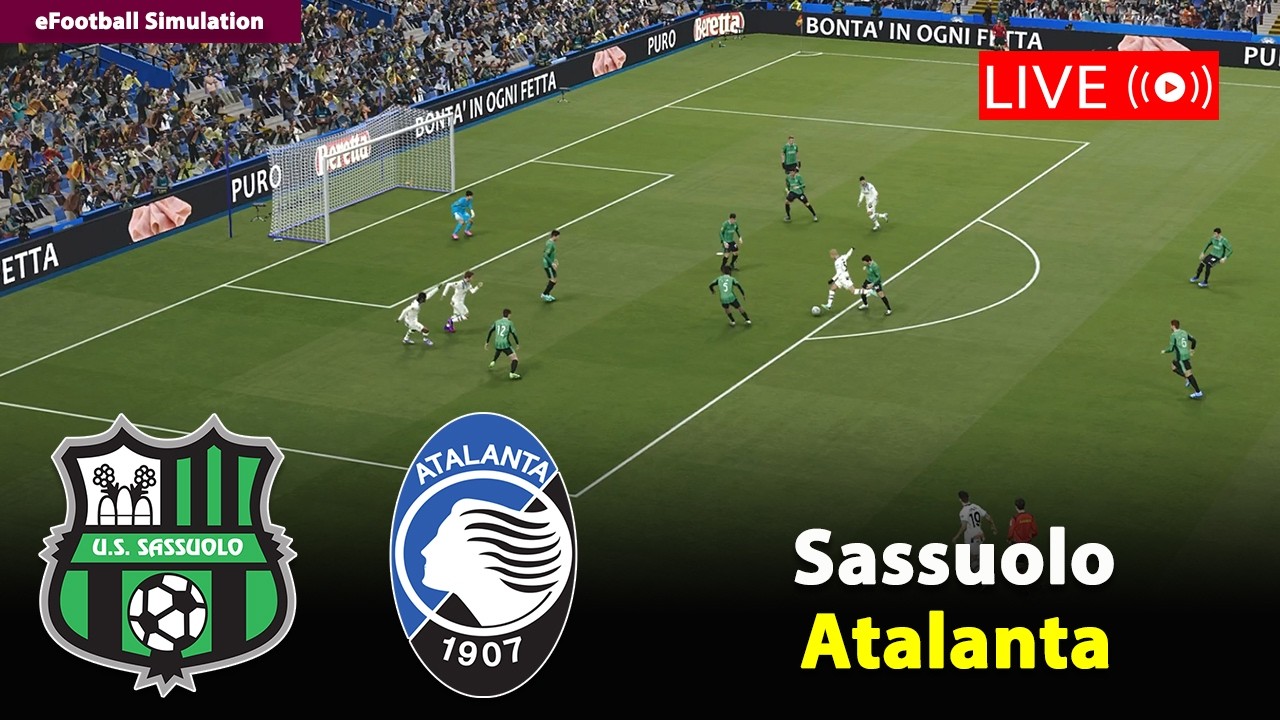 🔴In Diretta- Sassuolo vs Atalanta | Serie A 2025/26 | eFootball PES21 Simulation