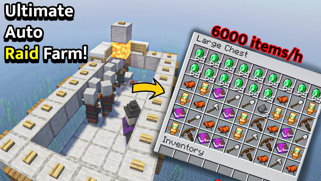 I Built the BIGGEST Raid Farm in Minecraft Hardcore EP 02!