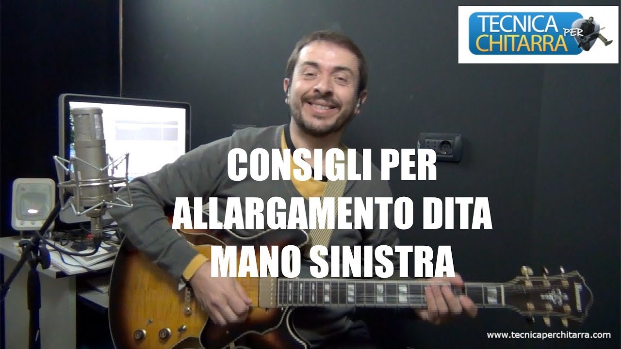 Lezioni di chitarra: consigli per stretching mano sinistra