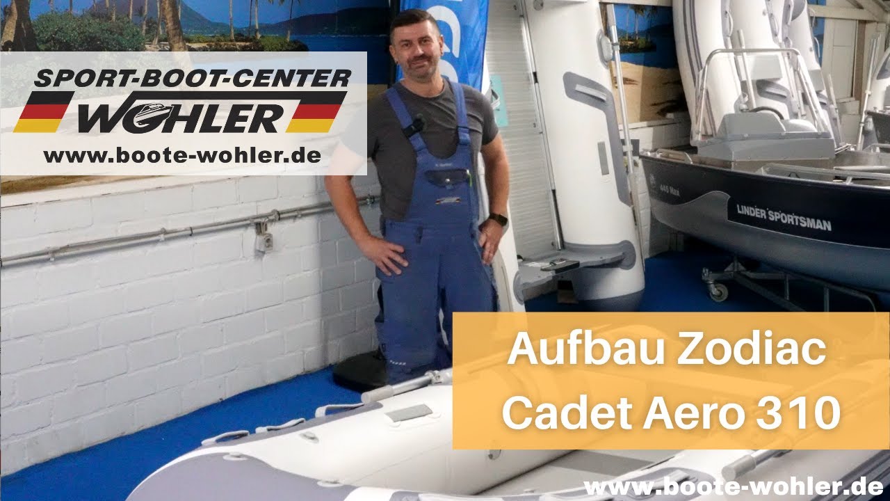 Aufbau Zodiac Schlauchboot mit Luftboden am Beispiel des Zodiac Cadet Aero 310