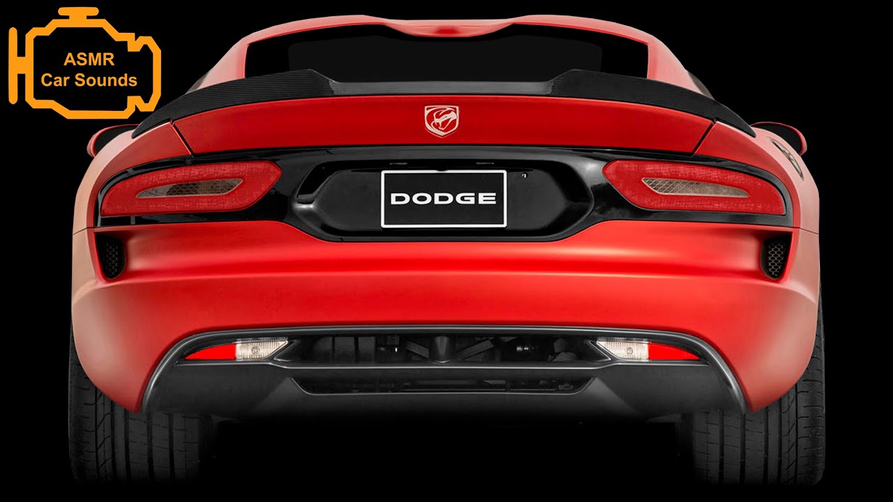 🔈 Dodge Viper V SRT - Exhaust Idle Sound | 3 Hours Engine V10 Idle Sound | ASMR, Study, Relax 🔈