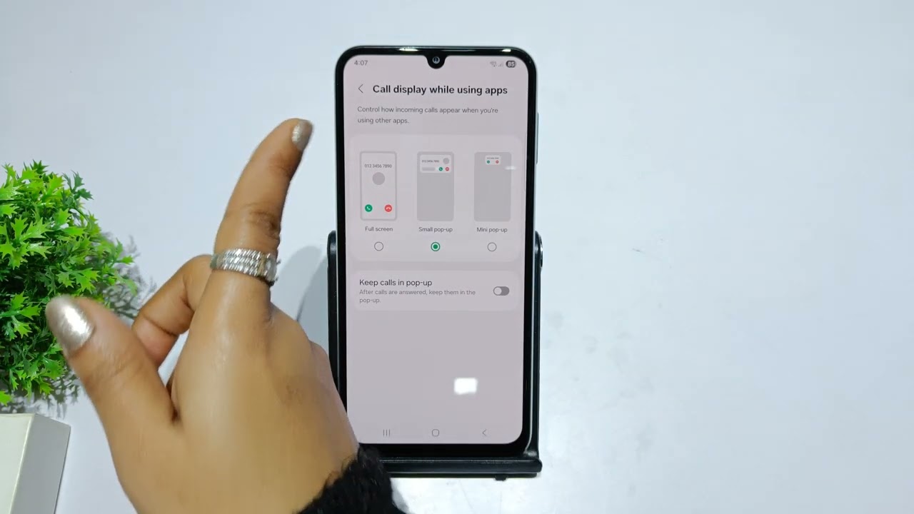 How to change call display settings samsung galaxy f07 | galaxy m07 me call display ko kaise on kare