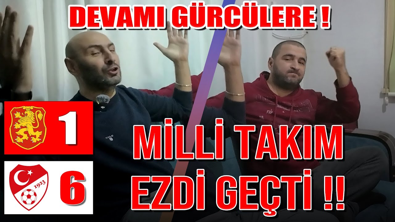 MİLLİ TAKIM EZDİ GEÇTİ !! Bulgaristan 1 -6 Türkiye // 2 Kardes Futbol Tepki
