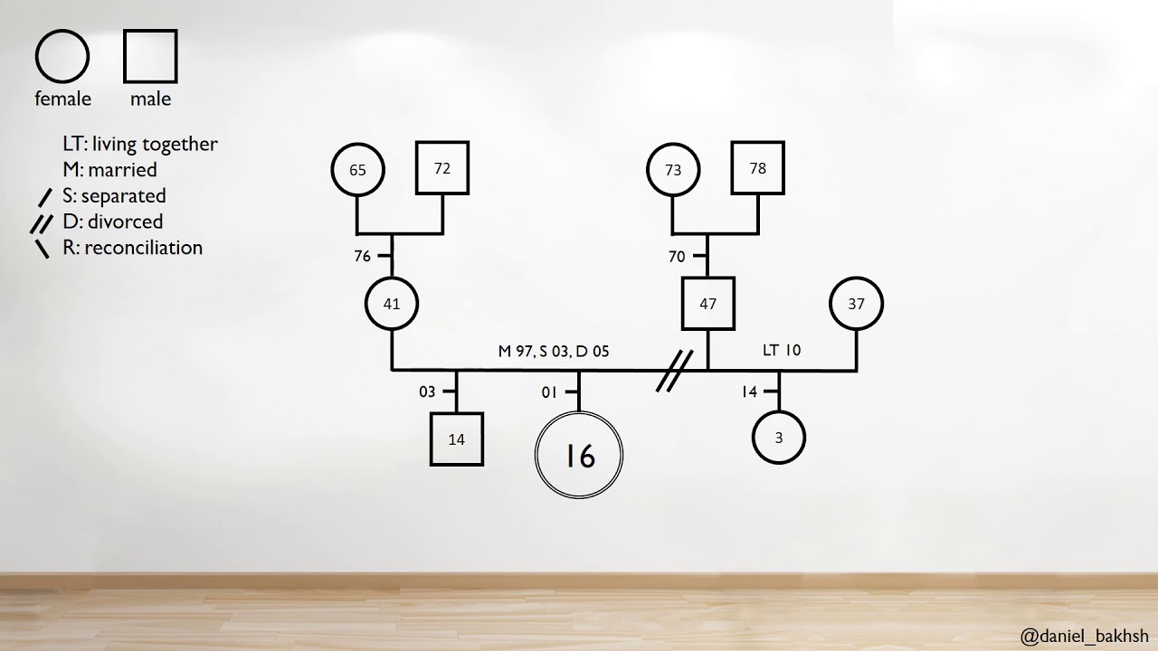 How to draw a genogram