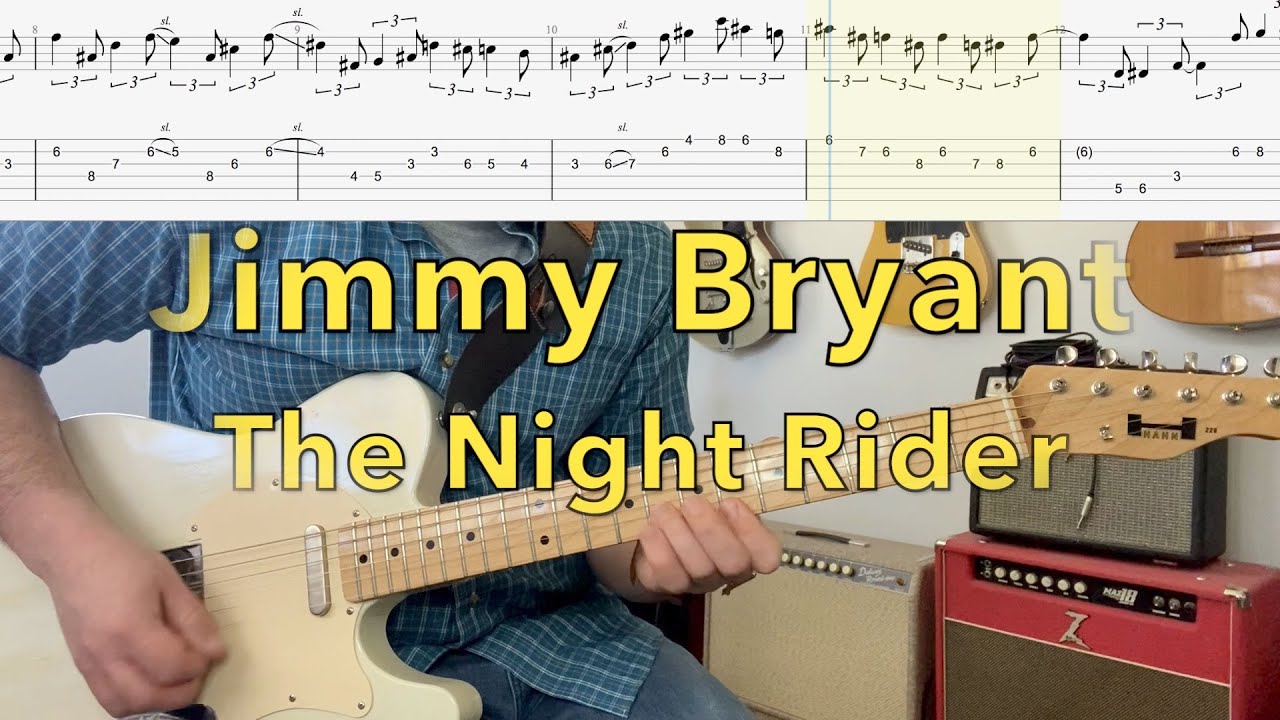 Jimmy Bryant - The Night Rider (transcription)