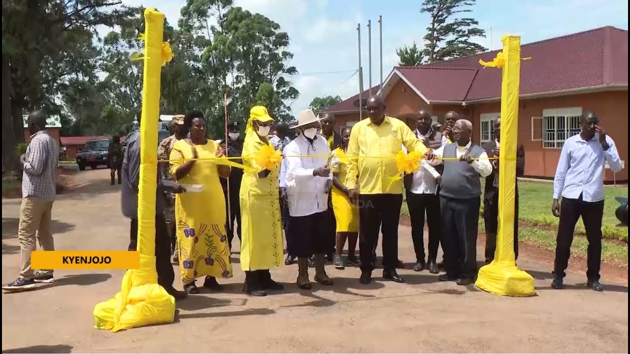 President Museveni commissions Industrial skilling hub in Kyenjojo