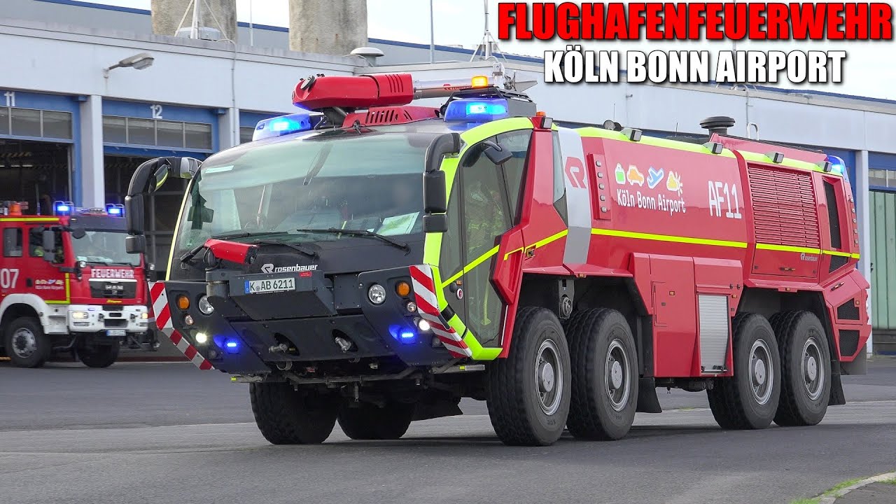 [ÜBUNG | FAHRZEUGVORSTELLUNG | TAKTIK SIMULATOR] - Ein Tag bei der Flughafenfeuerwehr Köln Bonn -
